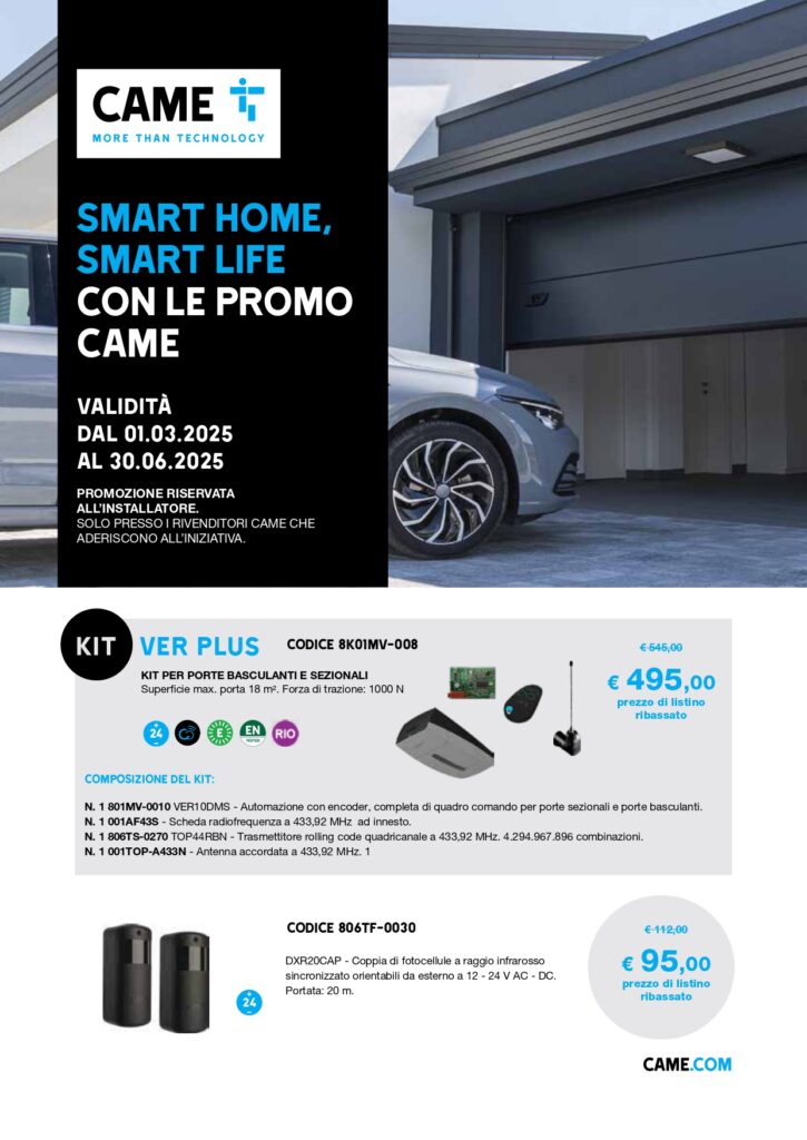CAME ITALIA PROMO 01 03 30 06 2025 DIG compressed page 0001