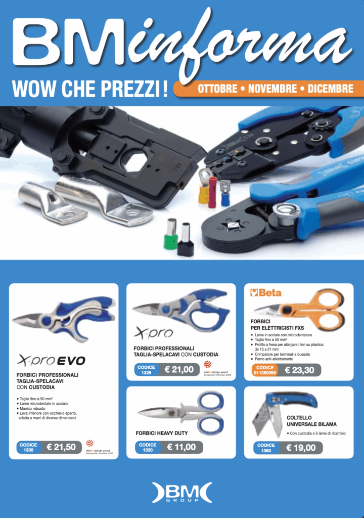 BM Informa Wow che prezzi Ottobre Novembre e Dicembre 2025
